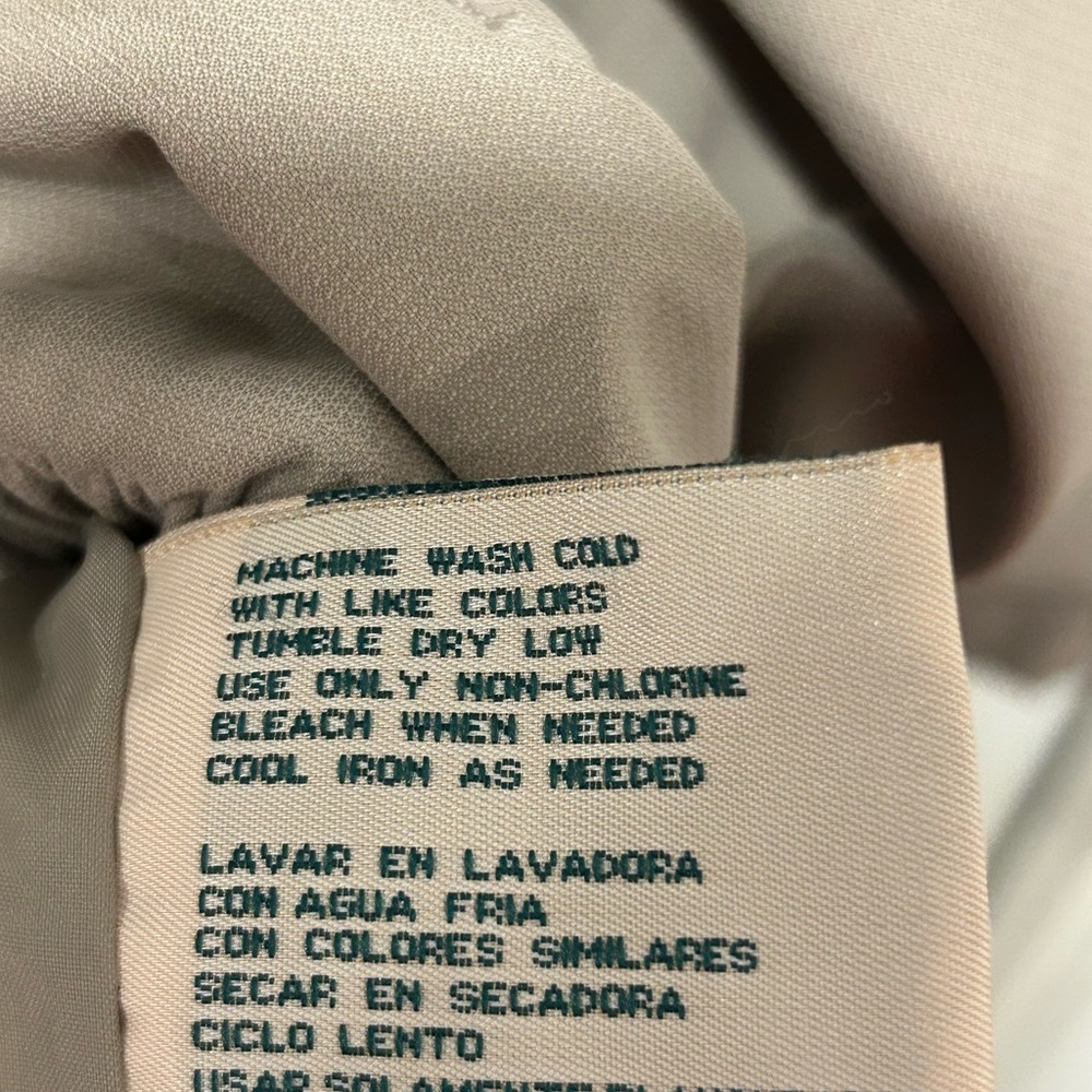 Vintage Jacket Northwest Territory Men 2XL Beige Zip Collared Softshell Lined - Picture 3 of 5